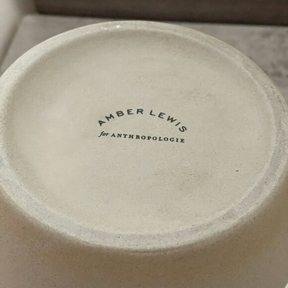 Amber Lewis Anthropologie Jayme Two-Tone Handled Porcelain Pitcher 125oz 10.25"H - Picture 9 of 11